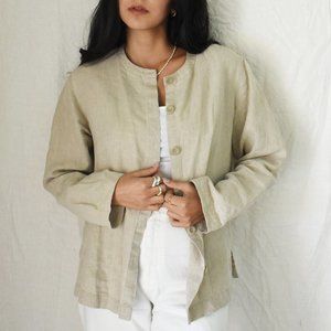 Natural Linen Jacket